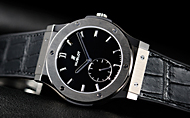 HUBLOT(Eu) NVbNEt[W NVR Eg-V `^jE ubNVCj[iClassic Fusion Classico Ultra-Thin Titanium Black Shinyj