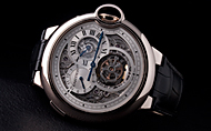 CARTIER(JeBG) o u[ hD JeBG tCO gD[r ZJh^C][ EHb`iBallon Bleu de Cartier Tourbillon Double Jumping 2Time-zones Watch WG