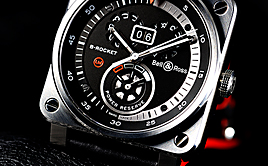 ベル＆ロス Bell＆Ross BR0390-B-ROCKET/SCA B-ロケット デイト パワーリザーブ 自動巻き メンズ 保証書付き_775684