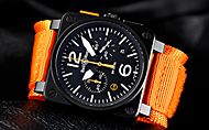 Bell & Ross(xX) BR03-94 J[{ IWiBR03-94 CARBON ORANGE)